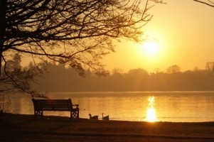 Sunrise over Ellesmere